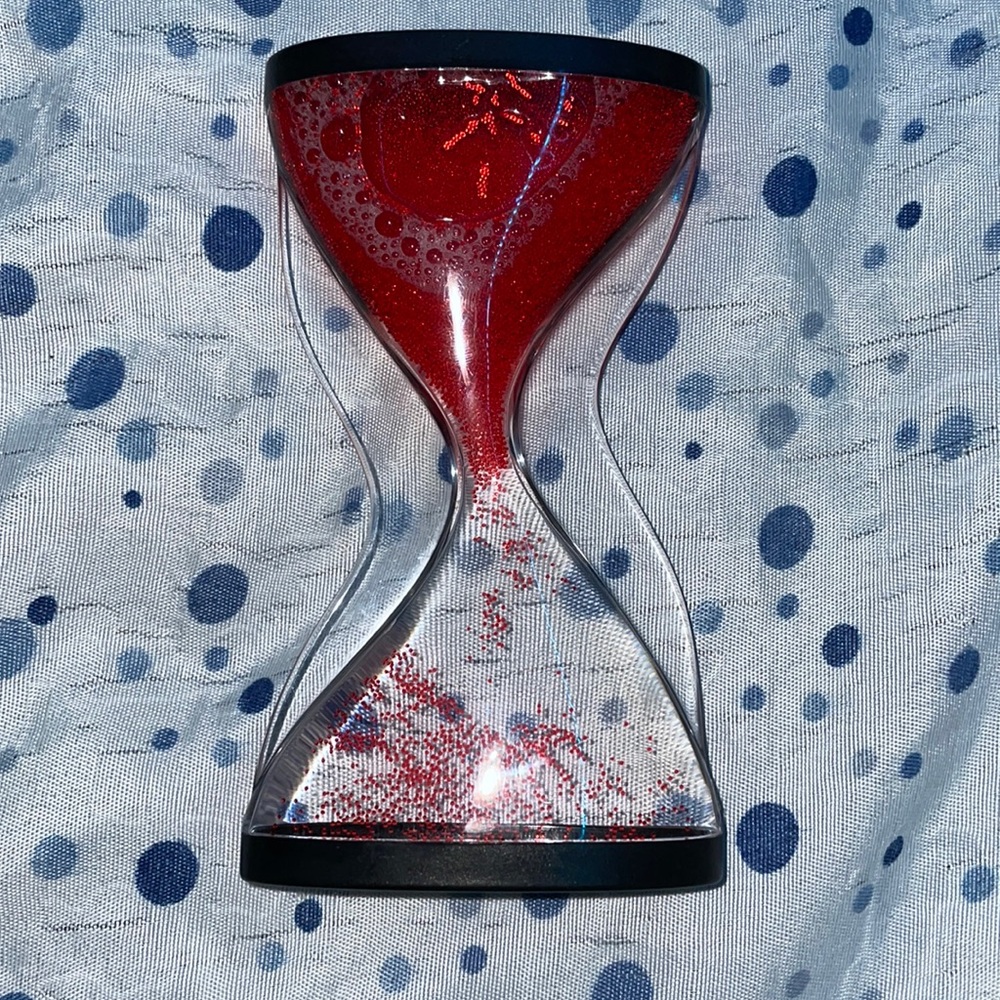Glitter water timer
